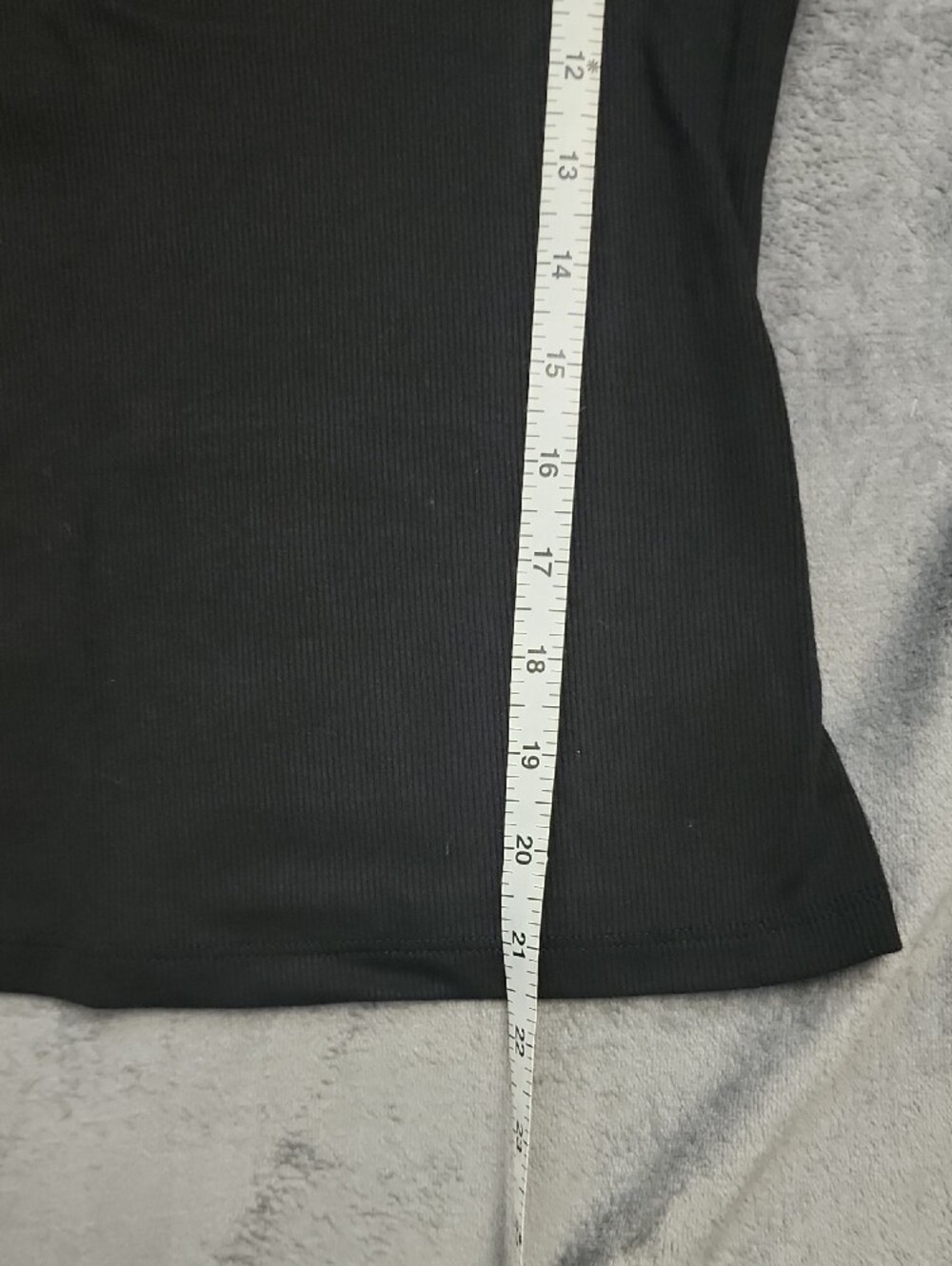 Old Navy Black Square Neck Short Sleeve Tee - Picture 4 of 6
